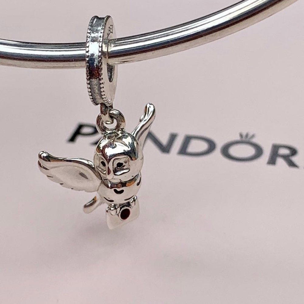 Pandora Harry Potter Hedwig Owl Charm